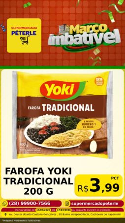 FAROFA YOKI TRADICIONAL 200 G