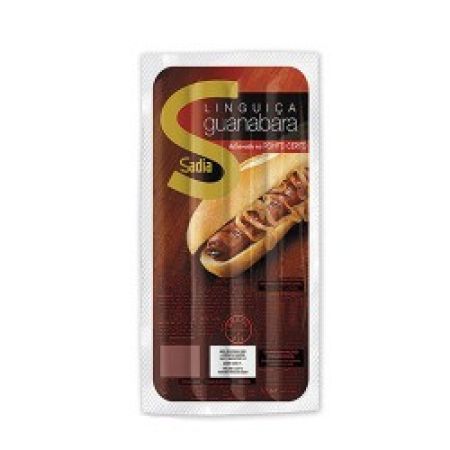 Linguiça Guanabara De Carne Suína Cozida E Defumada Sadia 500g